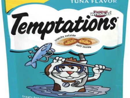 Temptations Classics Crunchy & Soft Adult Cat Treats Tempting Tuna 1ea 3oz. on Sale