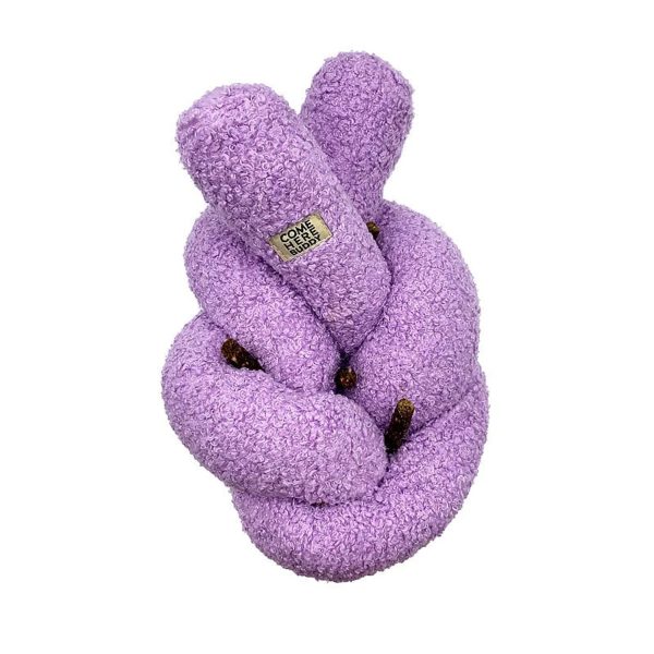 Knott Dog Plush Toy - Lilac on Sale