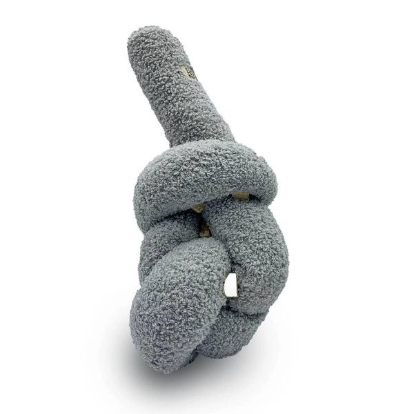 Knott Dog Plush Toy - Grey Online now