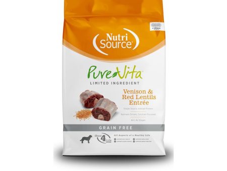 Pure Vita Dog Grain Free Venison 5Lb Supply