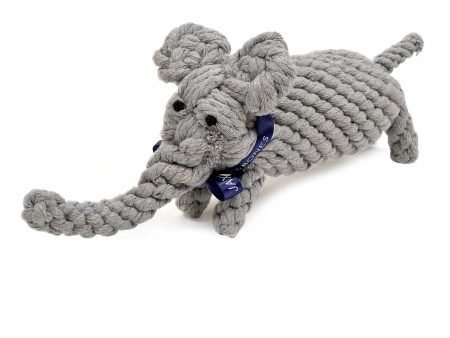 Jax & Bones Coco the Elephant Rope Dog Toy Online now