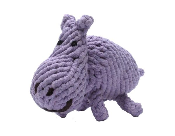 Jax & Bones Hank the Hippo Rope Dog Toy Large 9  For Cheap