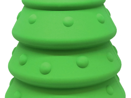 MKB Christmas Tree Durable Rubber Chew Toy & Treat Dispenser Online Hot Sale