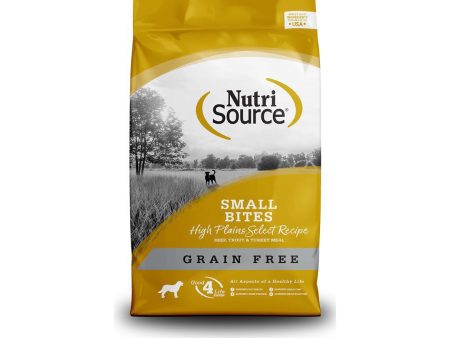 Nutrisource Dog Grain Free Small Bites High Plains Select 5Lb Cheap