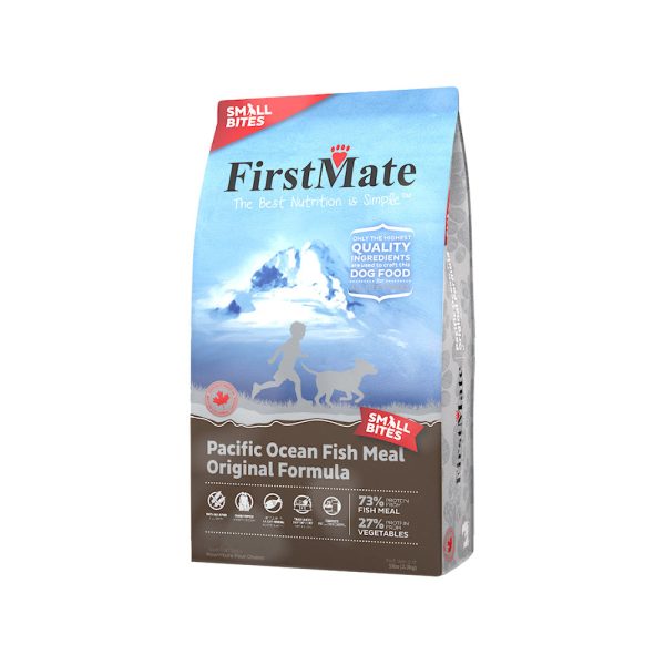 Firstmate Dog Limited Ingredient Grain Free Ocean Fish Original Small Bites 5Lb. Supply