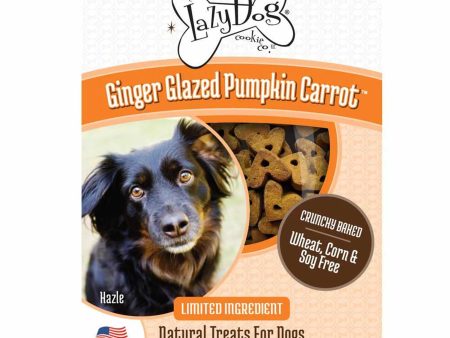 Lazy Dog Ginger Glazed Pumpkin Carrot Dog Treat 14oz Supply