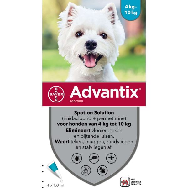 Advantix 100 500 Spot-On Hond 4-10kg For Discount