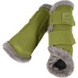 Eskadron Dressage Boots Platinum Mesh Fauxfur Moosgrün Sale