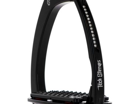 Tech Stirrups Steigbügel Venice Plus Swarovski Dressur Schwarz Schwarz Online