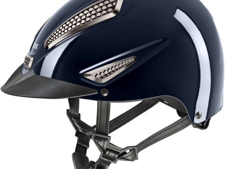 Uvex Reithelm Perfexxion III Shiny Navy Cheap