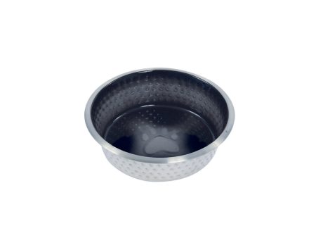 Weatherbeeta Dog Bowl Non-Slip Stainless Steel Shade Schwarz Cheap