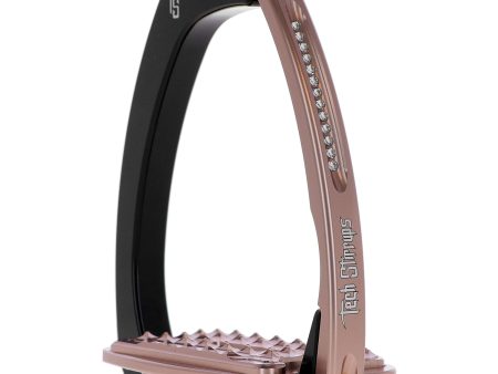 Tech Stirrups Steigbügel Venice Sloped Evo Swarovski Schwarz Roségold For Cheap