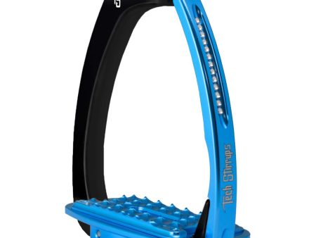 Tech Stirrups Steigbügel Venice Sloped Evo Swarovski Schwarz Blau Hot on Sale