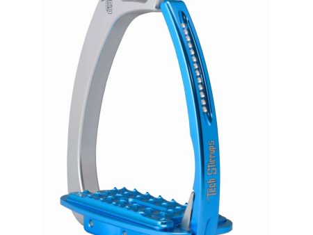 Tech Stirrups Steigbügel Venice Sloped Evo Swarovski Silber Blau Supply