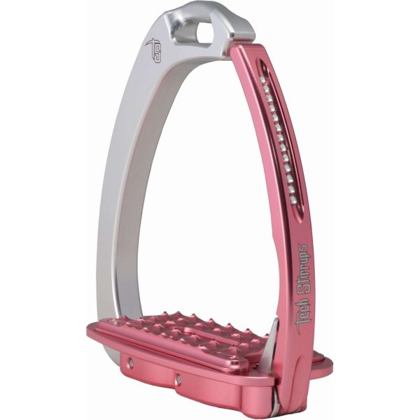 Tech Stirrups Steigbügel Venice Sloped Evo Swarovski Silber Rosa Discount